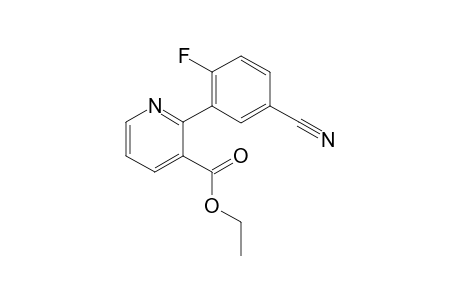 ethyl 2-(5-cyano-2-fluorophenyl)nicotinate