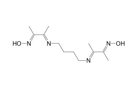 2-Butanone, 3,3'-(1,4-butanediyldinitrilo)bis-, dioxime