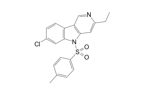 7-Chloro-3-ethyl-5-tosyl-5H-pyrido[4,3-b]indole