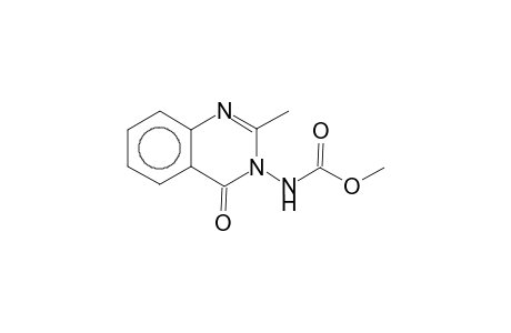 Carbamic acid, (2-methyl-4-oxo-3(4H)-quinazolinyl)-, methyl ester
