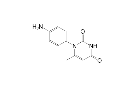 1-(4-aminophenyl)-6-methyl-pyrimidine-2,4-dione