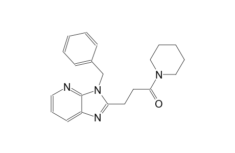 3H-imidazo[4,5-b]pyridine, 2-[3-oxo-3-(1-piperidinyl)propyl]-3-(phenylmethyl)-