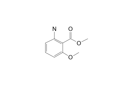 2-Amino-6-methoxybenzoic acid, me derivative