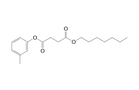 Succinic acid, heptyl 3-methylphenyl ester