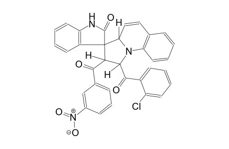 (1'S,2'S,3R,3a'R)-1'-(2-chlorobenzoyl)-2'-(3-nitrobenzoyl)-2',3a'-dihydro-1'H-spiro[indoline-3,3'-pyrrolo[1,2-a]quinolin]-2-one