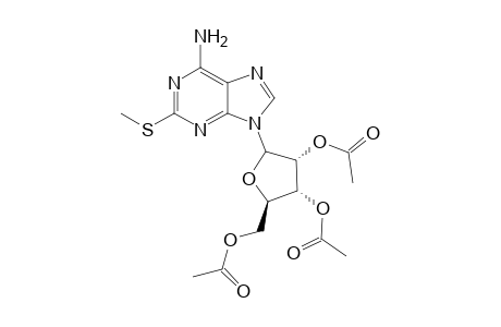 2-Methylmercapto-6-amino-9.beta.-(2',3',5'-tri-O-acetyl-D-ribofuranosyl)purine