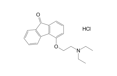 4-[2-(diethylamino)ethoxy]fluoren-9-one, hydrochloride