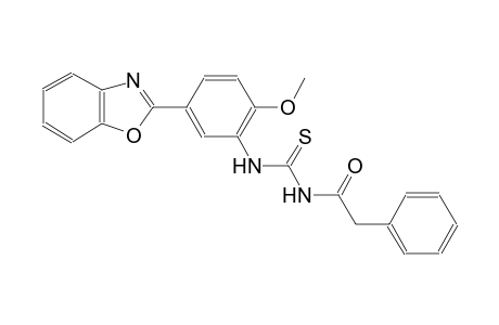 N-[5-(1,3-benzoxazol-2-yl)-2-methoxyphenyl]-N'-(phenylacetyl)thiourea