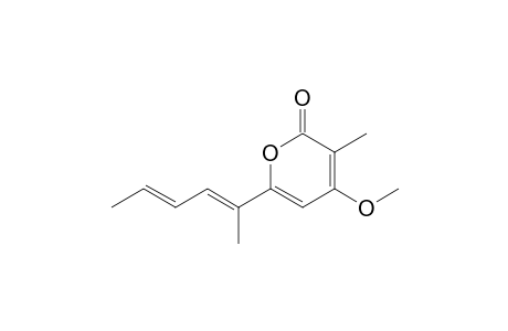 (E,E)-6-(Hexa-2,4-dien-2-yl)-4-methoxy-3-methyl-2H-pyran-2-one