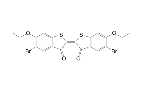 Benzo[b]thiophen-3(2H)-one, 5-bromo-2-(5-bromo-6-ethoxy-3-oxobenzo[b]thien-2(3H)-ylidene)-6-ethoxy-
