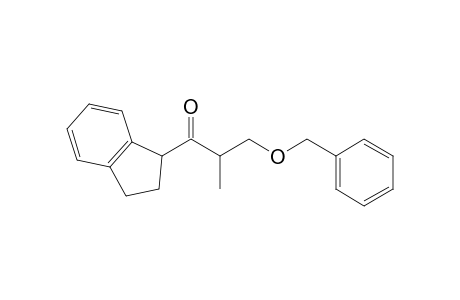1-(2,3-Dihydro-1H-inden-1-yl)-3-benzyloxy-2-methylpropan-1-one