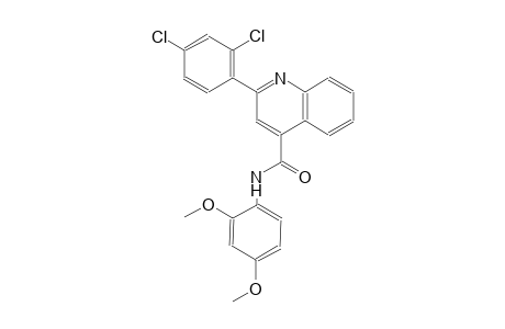 2-(2,4-dichlorophenyl)-N-(2,4-dimethoxyphenyl)-4-quinolinecarboxamide