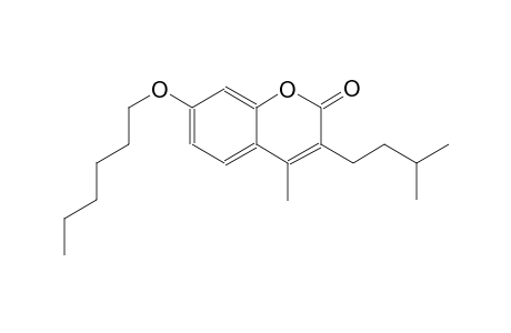 7-(hexyloxy)-3-isopentyl-4-methyl-2H-chromen-2-one