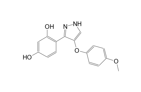 1,3-benzenediol, 4-[4-(4-methoxyphenoxy)-1H-pyrazol-3-yl]-