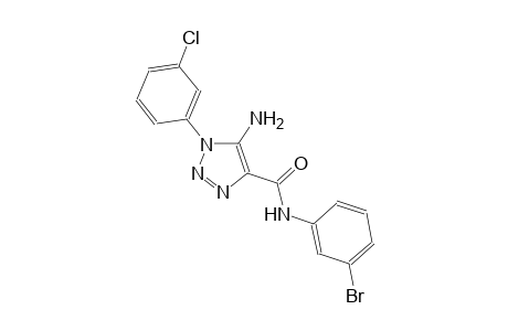 1H-1,2,3-triazole-4-carboxamide, 5-amino-N-(3-bromophenyl)-1-(3-chlorophenyl)-
