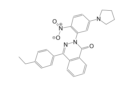 1(2H)-phthalazinone, 4-(4-ethylphenyl)-2-[2-nitro-5-(1-pyrrolidinyl)phenyl]-