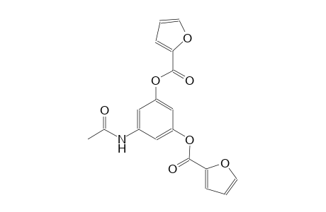 3-(acetylamino)-5-(2-furoyloxy)phenyl 2-furoate