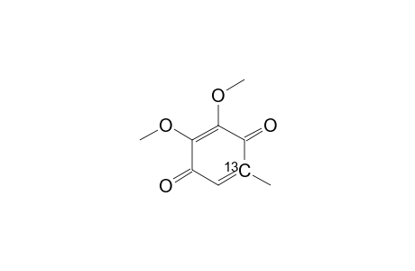 (5-C-13)-2,3-DIMETHOXY-5-METHYL-2,5-CYCLOHEXADIENE-1,4-DIONE