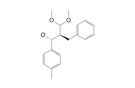 ANTI-(1R*,2S*)-2-BENZYL-3,3-DIMETHOXY-1-PARA-METHYLPHENYL-1-PROPANOL