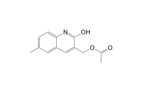 (2-hydroxy-6-methyl-3-quinolinyl)methyl acetate