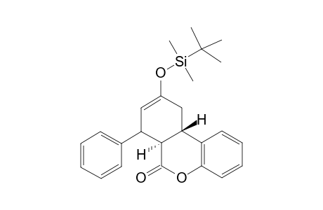 trans-9-[(tert-Byutyldimethylsilyl)oxy]-7-phenyll-6a,7,10,10a-tetrahydro-6H-dibenzo[b,d]pyran-6-one