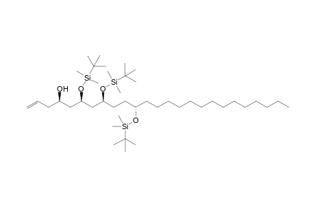 (4R,6R,8S,11S)-6,8,11-tris[[tert-butyl(dimethyl)silyl]oxy]pentacos-1-en-4-ol