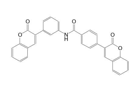 4-(2-oxo-2H-chromen-3-yl)-N-[3-(2-oxo-2H-chromen-3-yl)phenyl]benzamide