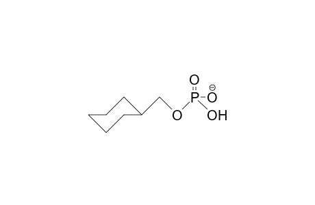 Phosphoric acid, cyclohexylmethyl ester anion