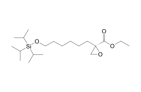Ethyl (R)-(2-oxiranyl)-(8-triisopropyl-silyloxy)-octanoate