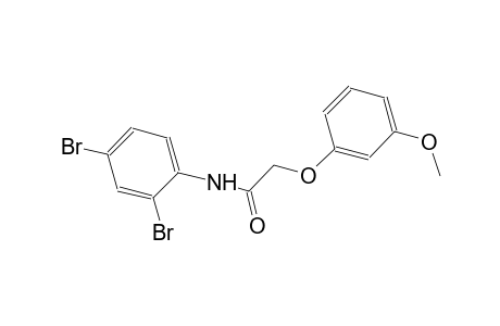 N-(2,4-dibromophenyl)-2-(3-methoxyphenoxy)acetamide