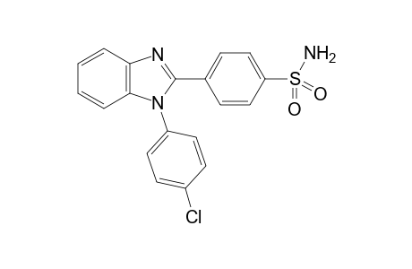 4-(1-(4-chlorophenyl)-1H-benzo[d]imidazol-2-yl)benzenesulfonamide