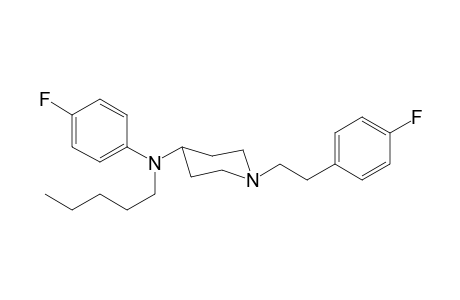 N-4-Fluorophenyl-1-[2-(4-fluorophenyl)ethyl]-N-pentylpiperidin-4-amine