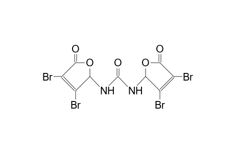 1,3-Bis(3,4-dibromo-5(2H)-oxo-2-furyl)-urea