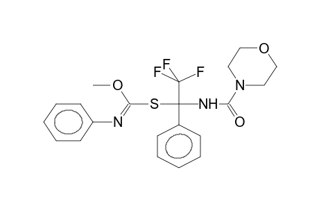 S-[1-Phenyl-1-(3-morpholinylureido)-2,2,2-trifluoroethyl]-o-methyl(phenyl)isothiourethane