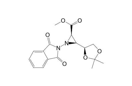 Methyl (2R,3S)-3-[(4S)-2,2-dimethyl-1,3-dioxolan-4-yl]-1-phthalimidoaziridine-2-carboxylate