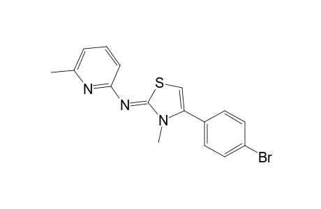 (Z)-[4-(4-bromophenyl)-3-methyl-4-thiazolin-2-ylidene]-(6-methyl-2-pyridyl)amine