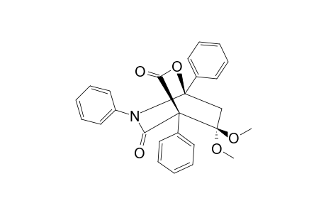 8,8-Dimethoxy-1,4,6-triphenyl-2-oxa-6-azabicyclo[2.2.2]octane-3,5-dione