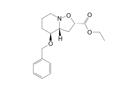 (2S,3aR,4S)-4-benzyloxy-2-ethoxycarbonyl-hexahydro-isoxazolo[2,3-a]pyridine
