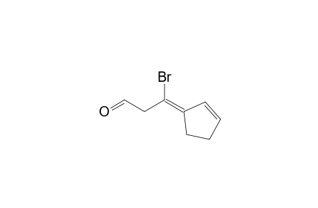 Propanal, 3-bromo-3-(2-cyclopenten-1-ylidene)-