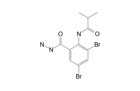 3,5-DIBROMO-2-ISOBUTYROYLAMINOBENZOYL-HYDRAZINE