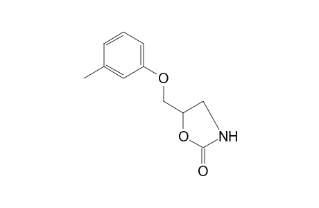 5-[(m-TOLYLOXY)METHYL]-2-OXAZOLIDINONE