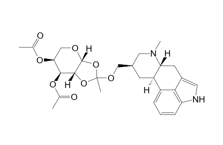 D-6-Methyl-8-(beta-L-arabinopyranose-3,4-diacetate-1,2-orthoacetate-methyl)-ergolin-I