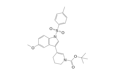 5-Methoxy-1-tosyl-3-(1'-tert-butyloxycarbonyl-1',4',5',6'-tetrahydropyridin-3'-yl)indole