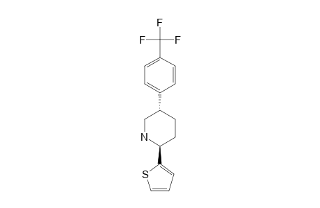 (2SR,5SR)-2-(THIOPHENE-2-YL)-5-(4-TRIFLUOROPHENYL)-PIPERIDINE