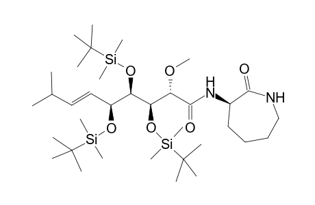 (6E)-6,7,8,9-Tetradeoxy-3,4,5-tris-[(1,1-dimethylethyl)dimethylsilyl]-N-[(3R)-hexahydro-2-oxo-1H-azepin-3-yl]-8-methyl-2-O-methyl-L-gulonon-6-enoamide