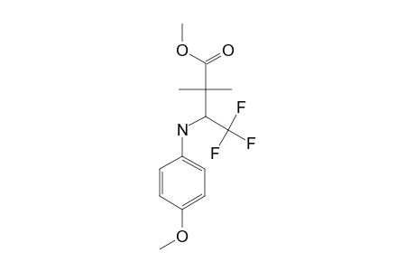 METHYL-4,4,4-TRIFLUORO-3-(4-METHOXYPHENYLAMINO)-2,2-DIMETHYLBUTANOATE