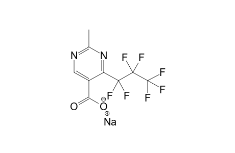 Sodium 2-Methyl-4-(perfluoropropyl)pyrimidine-5-carboxylate