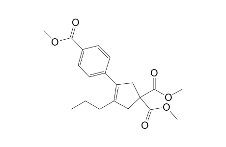 1-(4'-Methoxycarbonylphenyl)-2-propyl-4,4-bis(methoxycarbonyl)cyclopentene