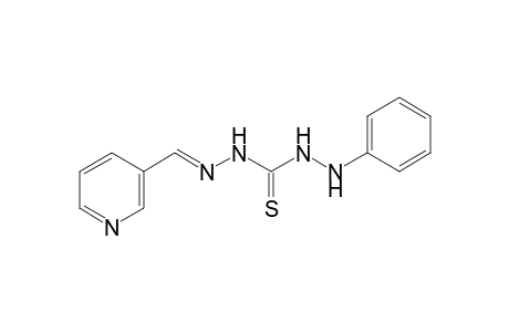 1-phenyl-5-[(3-pyridyl)methylene]-3-thiocarbohydrazide