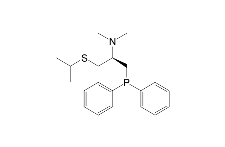 (s)-2-(dimethylamino)-1-(diphenylphosphino)-3-[(2-propyl)thio]propane